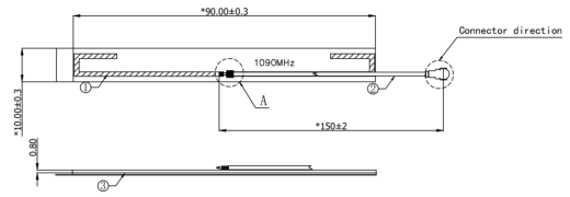 1090 MHz PCB-Antenne – ADS-B/Mode S 1090 MHz PCB-Antenne – ADS-B/Mode S